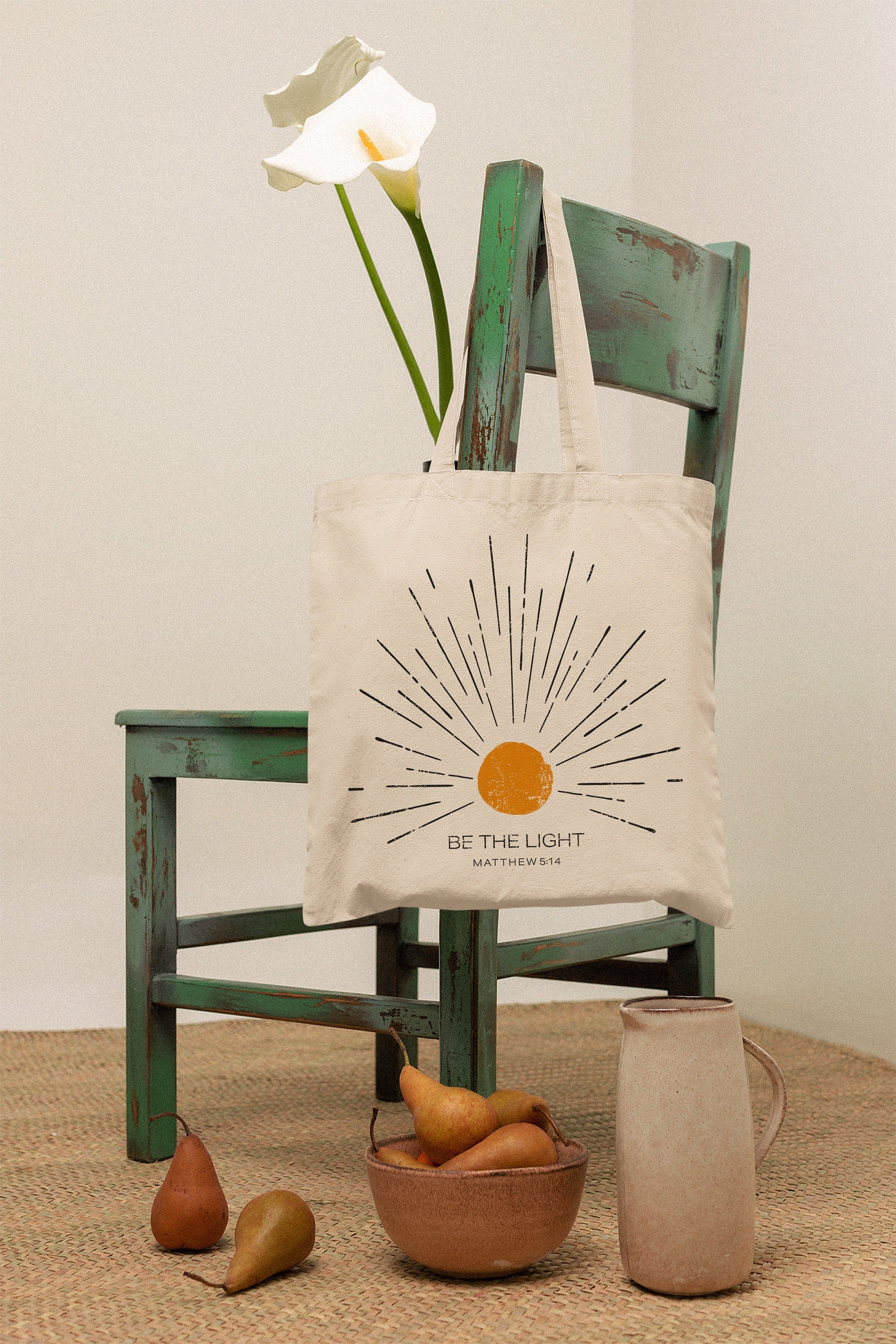 Christian Tote Bags – Jesus Canvas Tote, Church & Travel Bag, Beach Tote, Religious Gift, Christian Merch, Faith-Based Accessories
